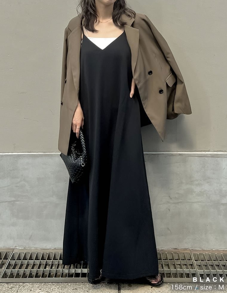 【リエディ/Re:EDIT】のジョーゼットポンチフレアキャミワンピース 人気、トレンドファッション・服の通販 founy(ファニー) ファッション Fashion レディースファッション Fashion for Women ワンピース Dresses キャミソールワンピース Camisole Dresses インナー Innerwear キャミソール Camisole, Spaghetti Strap Top コンパクト Compact, Small Size シンプル Simple, Minimal ジョーゼット Georgette, Semi-Sheer Fabric ストレッチ Stretch, Stretchy Fabric トレンド Trend, Trending Now バランス Balance, Style Balance フェミニン Feminine, Girly フレア Flare, Flared フロント Front, Front Design リボン Ribbon, Bow ロング Long, Long-Length エレガント 上品 Elegant other-1|ID: prp329100004740577 ipo3291000000034872879