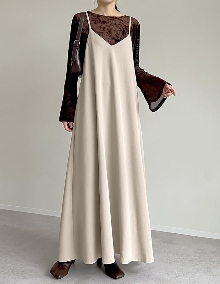 【リエディ/Re:EDIT】のジョーゼットポンチフレアキャミワンピース インテリア・キッズ・メンズ・レディースファッション・服の通販 founy(ファニー) https://founy.com/ ファッション Fashion レディースファッション Fashion for Women ワンピース Dresses キャミソールワンピース Camisole Dresses インナー Innerwear キャミソール Camisole, Spaghetti Strap Top コンパクト Compact, Small Size シンプル Simple, Minimal ジョーゼット Georgette, Semi-Sheer Fabric ストレッチ Stretch, Stretchy Fabric トレンド Trend, Trending Now バランス Balance, Style Balance フェミニン Feminine, Girly フレア Flare, Flared フロント Front, Front Design リボン Ribbon, Bow ロング Long, Long-Length エレガント 上品 Elegant |ID: prp329100004740577 ipo3291000000035143661