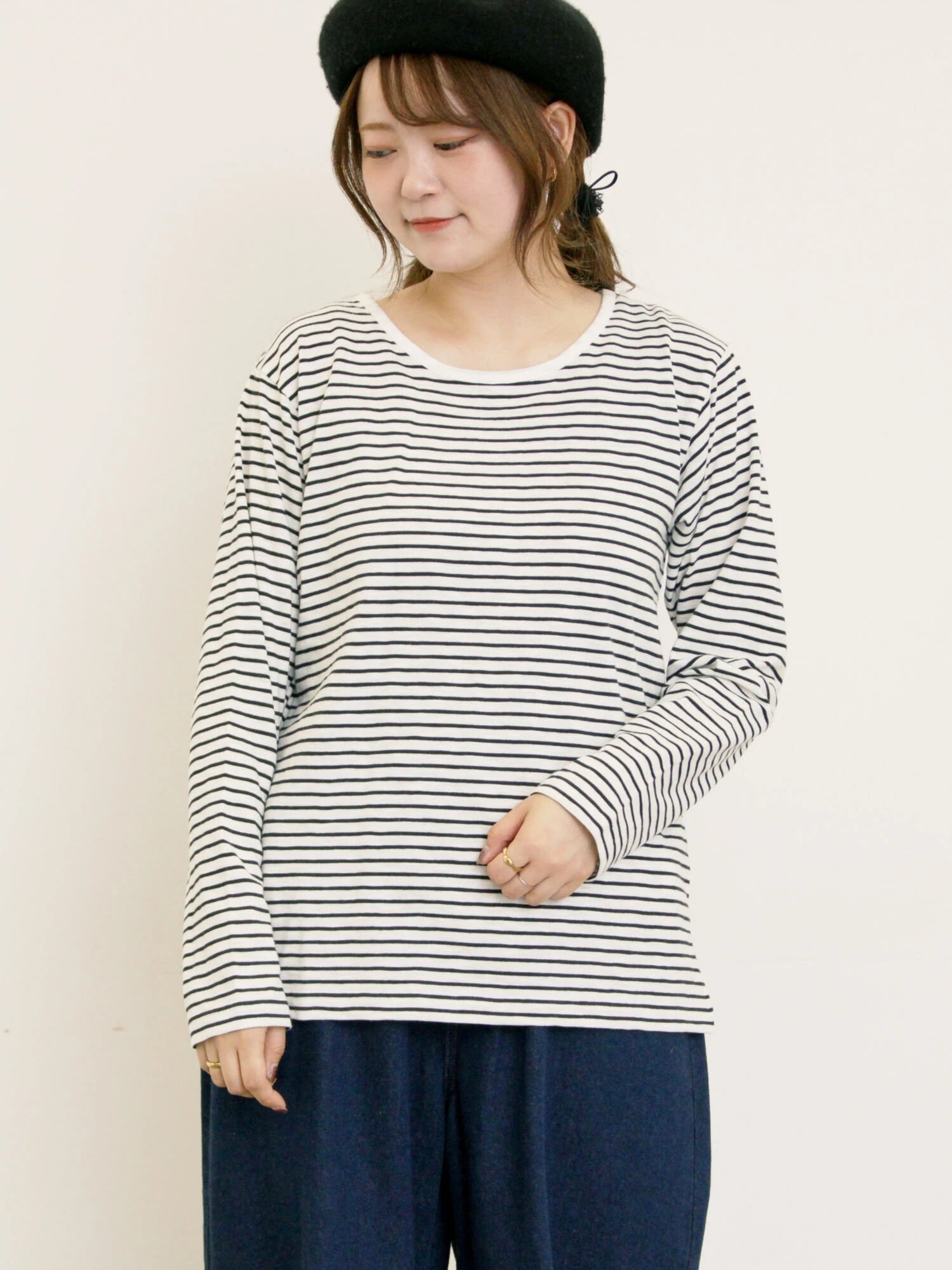 【サマンサモスモス/Samansa Mos2】のスラブ天竺ベーシックインナー インテリア・キッズ・メンズ・レディースファッション・服の通販 founy(ファニー) 　ファッション　Fashion　レディースファッション　Fashion for Women　インナー　Innerwear　ベーシック　Basic, Essential　ラウンド　Round, Round Neck　チャコールグレー|ID: prp329100004740627 ipo3291000000034435065