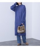 【ビームス ウイメン/BEAMS】のアウトリンキング ニットワンピース BLUE|ID: prp329100004740633 ipo3291000000034633486