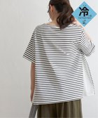 【イッカ/ikka】の【接触冷感/吸水速乾】冷感サイド切替ボーダープルオーバー【UVカット/親子コーデ】 オフホワイト|ID: prp329100004740637 ipo3291000000034248946
