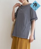 【イッカ/ikka】の【接触冷感/吸水速乾】冷感サイド切替ボーダープルオーバー【UVカット/親子コーデ】 ネイビー|ID: prp329100004740637 ipo3291000000034248948