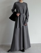 【リエディ/Re:EDIT】のライトダンボールベルト付きワンピース 人気、トレンドファッション・服の通販 founy(ファニー) ファッション Fashion レディースファッション Fashion for Women ワンピース Dresses ベルト&ウエストマーク Belts & Waist Accessories コンパクト Compact, Small Size シューズ Shoes, Footwear シンプル Simple, Minimal スリット Slit, Slit Detail トレンド Trend, Trending Now バランス Balance, Style Balance フラット Flat, Flat Shoes ベスト Vest, Waistcoat リボン Ribbon, Bow おすすめ Recommended / Our Picks エレガント 上品 Elegant thumbnail チャコールグレー|ID: prp329100004740644 ipo3291000000034530132