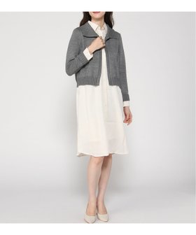 【エルミダ/EL MIDAS】のEL MIDAS/ニットカーディガンセットワンピース 人気、トレンドファッション・服の通販 founy(ファニー) ファッション Fashion レディースファッション Fashion for Women ワンピース Dresses |ID:prp329100004740645