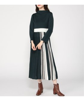 【インタープラネット/INTERPLANET】のサイドストライプニットワンピース 人気、トレンドファッション・服の通販 founy(ファニー) ファッション Fashion レディースファッション Fashion for Women ワンピース Dresses ニットワンピース Knit Dresses |ID:prp329100004740646