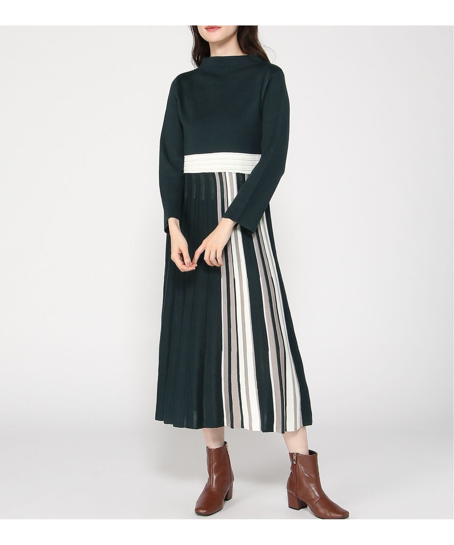 【インタープラネット/INTERPLANET】のサイドストライプニットワンピース 人気、トレンドファッション・服の通販 founy(ファニー) 　ファッション　Fashion　レディースファッション　Fashion for Women　ワンピース　Dresses　ニットワンピース　Knit Dresses　 other-1|ID: prp329100004740646 ipo3291000000034249074