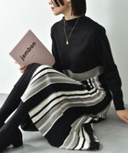 【インタープラネット/INTERPLANET】のサイドストライプニットワンピース 人気、トレンドファッション・服の通販 founy(ファニー) ファッション Fashion レディースファッション Fashion for Women ワンピース Dresses ニットワンピース Knit Dresses thumbnail ブラック|ID: prp329100004740646 ipo3291000000034249077