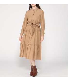 【エルミダ/EL MIDAS】のEL MIDAS/ロングシャツワンピース 人気、トレンドファッション・服の通販 founy(ファニー) ファッション Fashion レディースファッション Fashion for Women ワンピース Dresses シャツワンピース / 1枚で着映えコーデ Shirt Dresses |ID:prp329100004740648