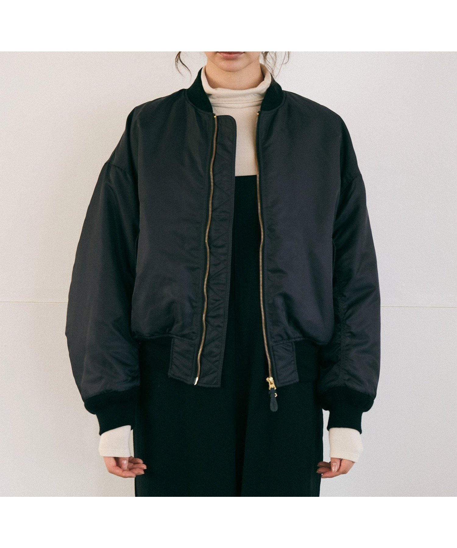 【アールエヌエーエヌ/RNA-N】のJ2127 オーバーサイズMA-1 インテリア・キッズ・メンズ・レディースファッション・服の通販 founy(ファニー) 　ファッション　Fashion　レディースファッション　Fashion for Women　アウター　Coat / Outerwear Collection　MA-1ジャケット　MA-1 Bomber Jackets / Flight Jackets　クラシック　Classic, Timeless Style　ポケット　Pocket, Pocket Detail　エレガント 上品　Elegant　チャコール|ID: prp329100004740649 ipo3291000000034290455