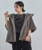 【ドゥ アルシーヴ/Doux archives】のミンクファーライクフーディーベスト GRAY|ID: prp329100004740654 ipo3291000000034509220