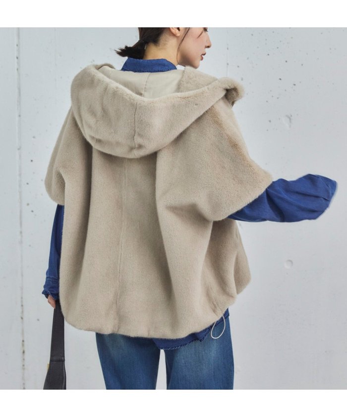 【ドゥ アルシーヴ/Doux archives】のミンクファーライクフーディーベスト インテリア・キッズ・メンズ・レディースファッション・服の通販 founy(ファニー) https://founy.com/ ファッション Fashion レディースファッション Fashion for Women アウター Coat / Outerwear Collection トップス・カットソー Cut & Sew Tops ベスト&ジレ / 重ね着スタイル Vests & Gilets おすすめ Recommended / Our Picks シンプル Simple, Minimal トレンド Trend, Trending Now ドローコード Drawcord, Drawstring Cord |ID: prp329100004740654 ipo3291000000035007959