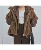 【ドゥ アルシーヴ/Doux archives】のミンクファーライクフーディーベスト BROWN|ID: prp329100004740654 ipo3291000000035007962