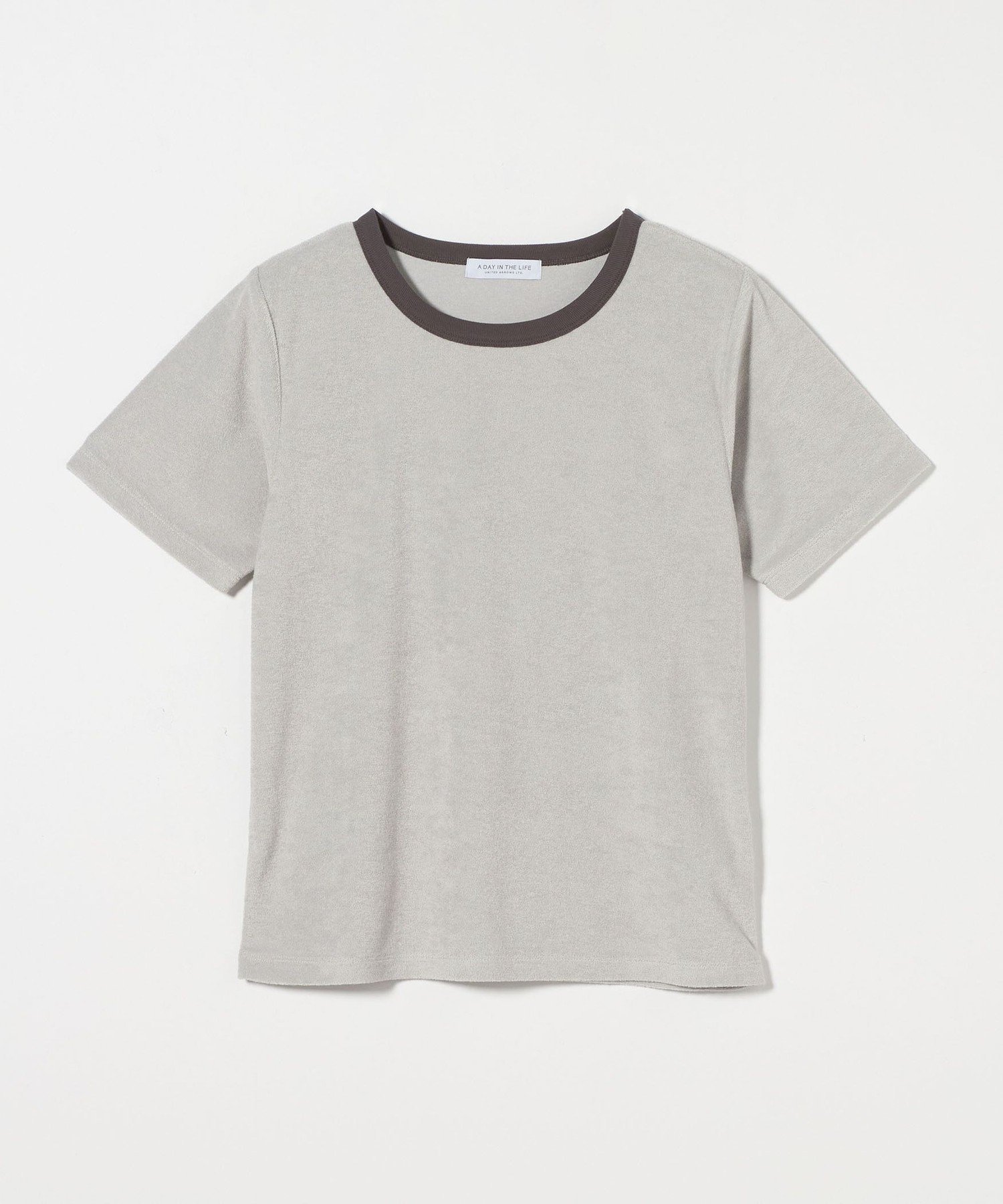 【ユナイテッドアローズ/UNITED ARROWS】のパイル リンガーTシャツ A DAY IN THE LIFE 人気、トレンドファッション・服の通販 founy(ファニー) 　ファッション　Fashion　レディースファッション　Fashion for Women　トップス・カットソー　Cut & Sew Tops　シャツ・ブラウス・オフィスカジュアル　Elegant Blouses & Button-Ups　ロングTシャツ・Tシャツ　Longline T-Shirts & Tees　コンパクト　Compact, Small Size　シンプル　Simple, Minimal　フィット　Fit, Slim Fit　ワイド　Wide, Wide Fit　アウトレット　Outlet / Clearance　おすすめ　Recommended / Our Picks　夏　Summer　 other-1|ID: prp329100004740673 ipo3291000000034249349
