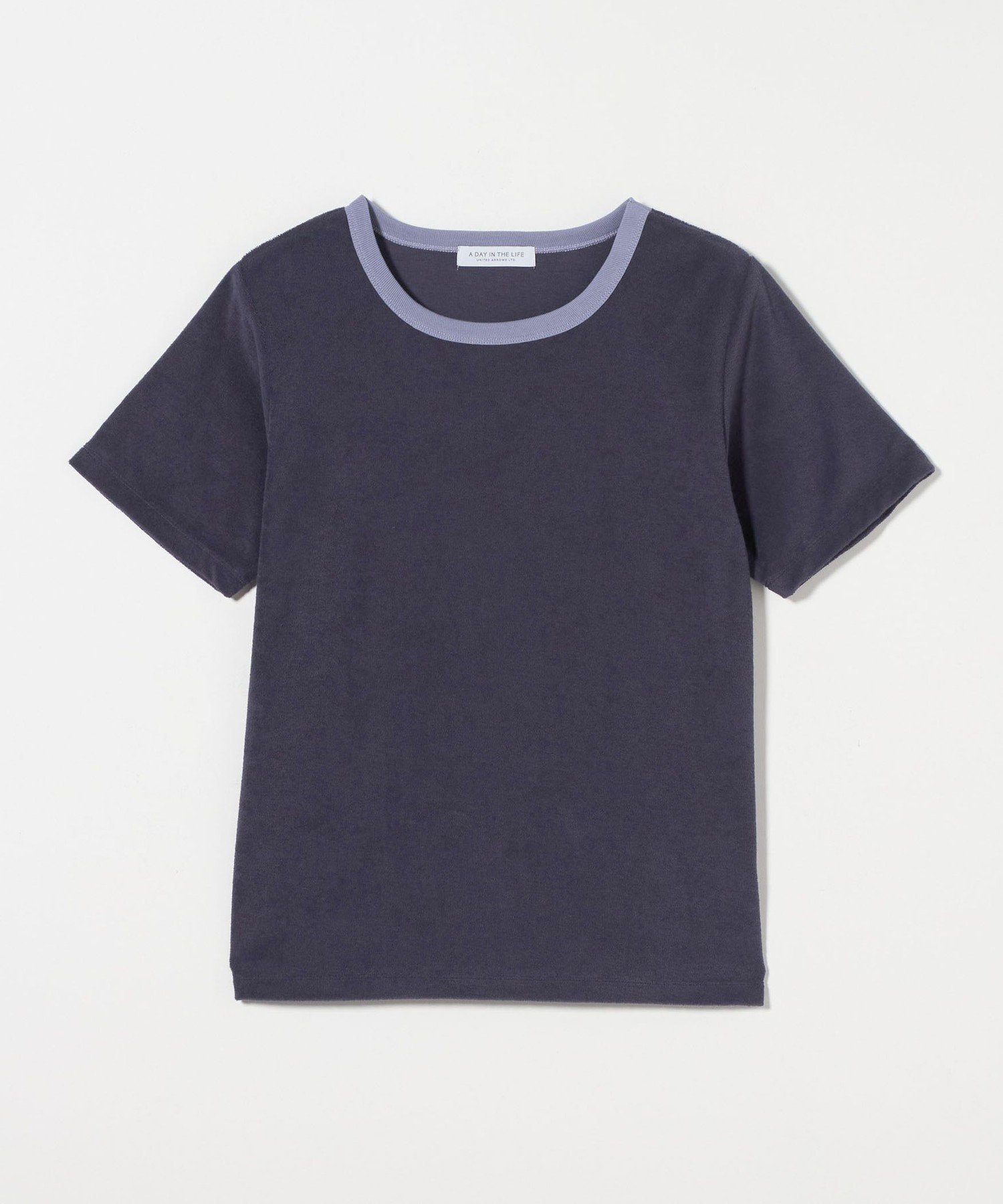 【ユナイテッドアローズ/UNITED ARROWS】のパイル リンガーTシャツ A DAY IN THE LIFE インテリア・キッズ・メンズ・レディースファッション・服の通販 founy(ファニー) 　ファッション　Fashion　レディースファッション　Fashion for Women　トップス・カットソー　Cut & Sew Tops　シャツ・ブラウス・オフィスカジュアル　Elegant Blouses & Button-Ups　ロングTシャツ・Tシャツ　Longline T-Shirts & Tees　コンパクト　Compact, Small Size　シンプル　Simple, Minimal　フィット　Fit, Slim Fit　ワイド　Wide, Wide Fit　アウトレット　Outlet / Clearance　おすすめ　Recommended / Our Picks　夏　Summer　NAVY|ID: prp329100004740673 ipo3291000000034249355