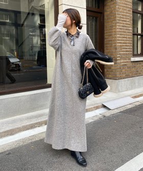【ドゥドゥ/DouDou】の【インフルエンサー SAKURA企画】イタリアンエアリーワンピース 人気、トレンドファッション・服の通販 founy(ファニー) ファッション Fashion レディースファッション Fashion for Women ワンピース Dresses シンプル Simple, Minimal スマート Smart, Elegant 楽ちん Easy Fit, Comfortable 冬 Winter / This Winter A/W・秋冬 Autumn/Winter 再入荷 Restock / Back in Stock 2025年 2025 2025-2026秋冬・A/W Autumn/Winter 2025–26 AW25–26 |ID:prp329100004740676