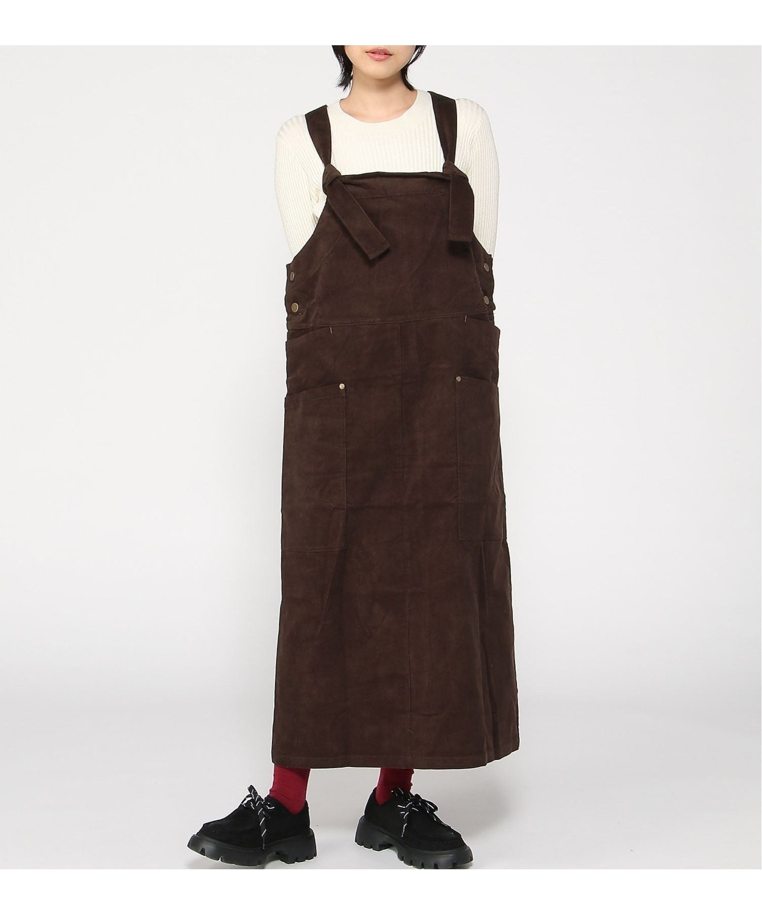 【クリフメイヤー/KRIFF MAYER】のコーデュロイジャンスカ インテリア・キッズ・メンズ・レディースファッション・服の通販 founy(ファニー)  ファッション Fashion レディースファッション Fashion for Women アンティーク Antique-Inspired コーデュロイ Corduroy, Cord Fabric スウェット / スエット Sweatshirt, Sweatwear スタンダード Standard, Basic タートル Turtleneck, Turtle Collar パーカー Hoodie, Parka ベーシック Basic, Essential ポケット Pocket, Pocket Detail A/W・秋冬 Autumn/Winter D.BROWN|ID: prp329100004740695 ipo3291000000034249539