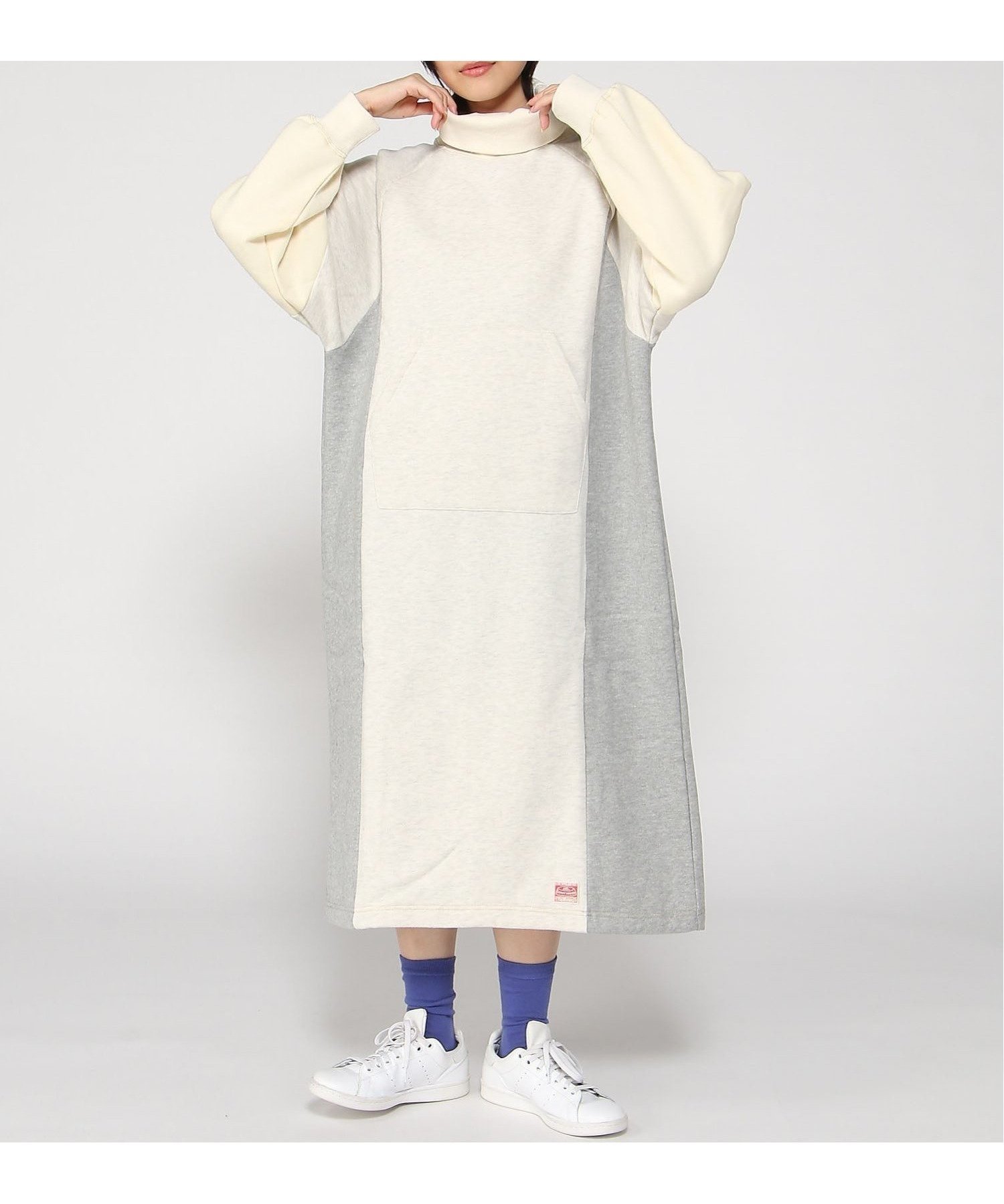 【クリフメイヤー/KRIFF MAYER】の裏起毛杢タートルネックワンピ インテリア・キッズ・メンズ・レディースファッション・服の通販 founy(ファニー)  ファッション Fashion レディースファッション Fashion for Women ワンピース Dresses おすすめ Recommended / Our Picks スウェット / スエット Sweatshirt, Sweatwear ベーシック Basic, Essential ワイド Wide, Wide Fit A/W・秋冬 Autumn/Winter OATMEAL|ID: prp329100004740699 ipo3291000000034249597