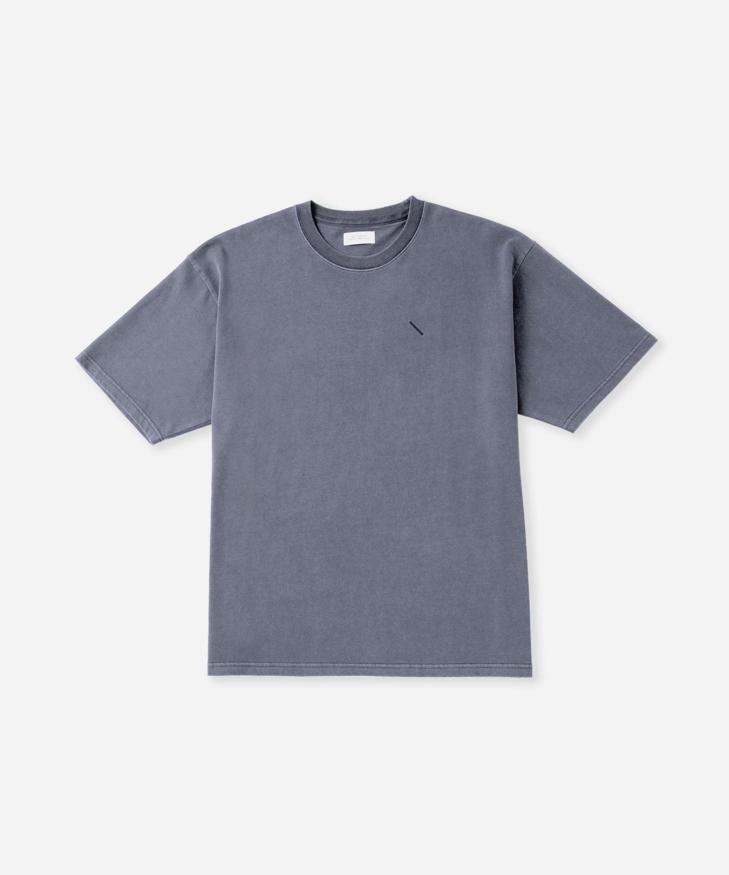 【サタデイズ ニューヨークシティ/SATURDAYS NYC】のPigment Dyed Back Printed SS T-Shirt インテリア・キッズ・メンズ・レディースファッション・服の通販 founy(ファニー) 　ファッション　Fashion　レディースファッション　Fashion for Women　トップス・カットソー　Cut & Sew Tops　シャツ・ブラウス・オフィスカジュアル　Elegant Blouses & Button-Ups　ロングTシャツ・Tシャツ　Longline T-Shirts & Tees　グラフィック　Graphic, Graphic Design　フィット　Fit, Slim Fit　フロント　Front, Front Design　プリント　Print, Printed Pattern　リラックス　Relax, Relaxed Fit　半袖　Short Sleeve, Half Sleeve　ネイビー(40)|ID: prp329100004740709 ipo3291000000034249683