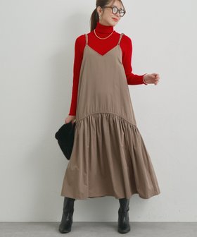 【アンディコール/un dix cors】の《幅広い着こなしに》前後2WAYドロストキャミワンピース 人気、トレンドファッション・服の通販 founy(ファニー) ファッション Fashion レディースファッション Fashion for Women ワンピース Dresses キャミソールワンピース Camisole Dresses キャミワンピース Cami Dress, Slip Dress スリーブ Sleeve, Long Sleeve / Short Sleeve フェミニン Feminine, Girly ポケット Pocket, Pocket Detail ロング Long, Long-Length 再入荷 Restock / Back in Stock おすすめ Recommended / Our Picks |ID:prp329100004740722
