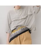 【レトロガール/RETRO GIRL】の2wayフリルラインTEE 人気、トレンドファッション・服の通販 founy(ファニー) ファッション Fashion レディースファッション Fashion for Women シンプル Simple, Minimal デニム Denim, Jeans Material トレンド Trend, Trending Now フリル Frill, Ruffle フレア Flare, Flared ベーシック Basic, Essential ペプラム Peplum, Flared Hem 夏 Summer thumbnail ライトグレー|ID: prp329100004740730 ipo3291000000034249867