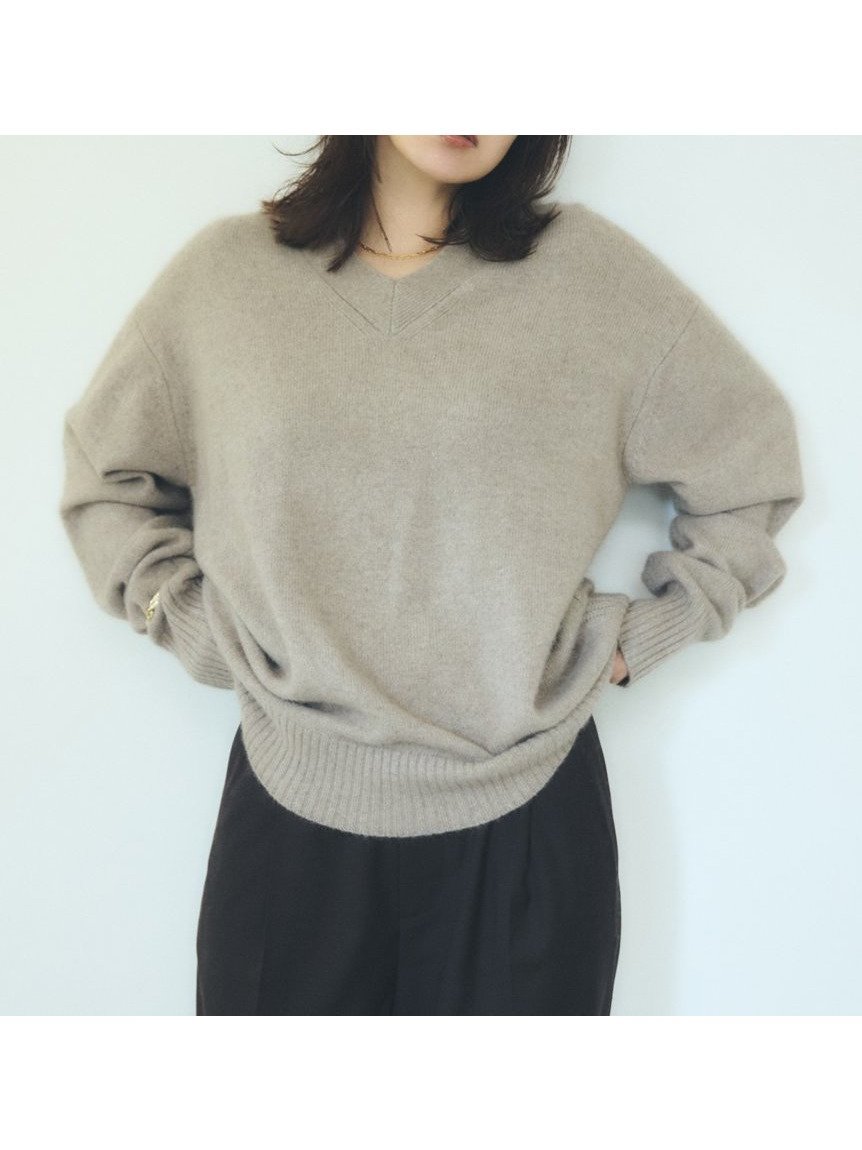 【ミースロエ/MIESROHE】のソフトシャギーオーバーサイズNT インテリア・キッズ・メンズ・レディースファッション・服の通販 founy(ファニー) 　ファッション　Fashion　レディースファッション　Fashion for Women　12月号　December Issue　スマート　Smart, Elegant　セットアップ　Set-Up, Coordinated Outfit　デコルテ　Décolleté, Neckline　雑誌　Magazine, Fashion Magazine　MOC[056]|ID: prp329100004740767 ipo3291000000034609916