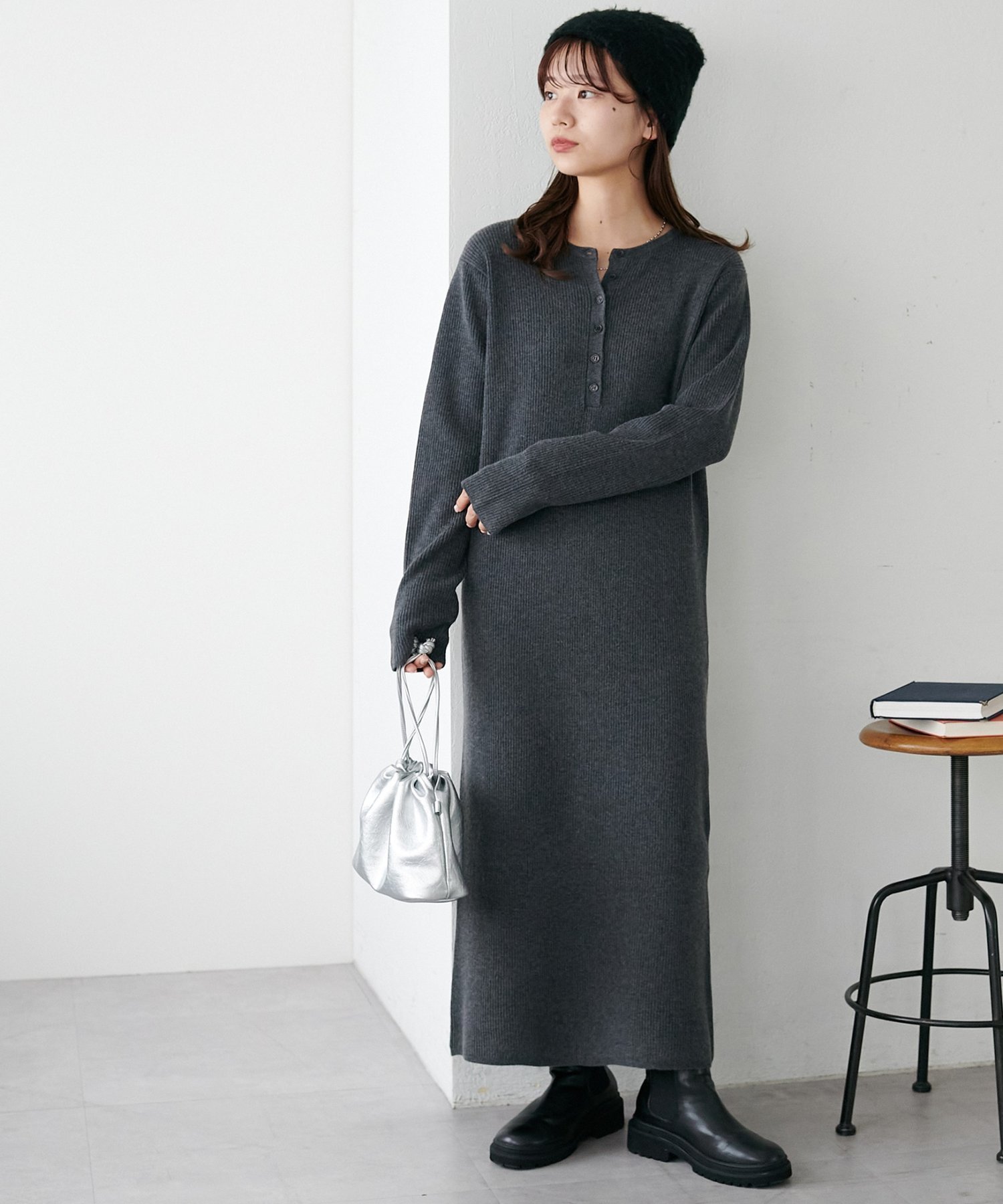 【ディスコート/Discoat】のモチモチリブヘンリーワンピース《WEB限定カラーあり》 人気、トレンドファッション・服の通販 founy(ファニー) 　ファッション　Fashion　レディースファッション　Fashion for Women　ワンピース　Dresses　おすすめ　Recommended / Our Picks　カーディガン　Cardigan, Knitwear　シンプル　Simple, Minimal　ジャケット　Jacket, Outerwear　トレンド　Trend, Trending Now　パーカー　Hoodie, Parka　フィット　Fit, Slim Fit　エレガント 上品　Elegant　 other-1|ID: prp329100004740780 ipo3291000000035171120