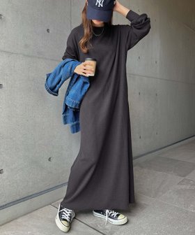 【アンドミー/andme】のセルフカット リブ サムホール 長袖 ロング ワンピース 人気、トレンドファッション・服の通販 founy(ファニー) ファッション Fashion レディースファッション Fashion for Women ワンピース Dresses 切替 Switching, Contrast Panel スリット Slit, Slit Detail 長袖 Long Sleeve, Full Sleeve ポケット Pocket, Pocket Detail リラックス Relax, Relaxed Fit ロング Long, Long-Length おすすめ Recommended / Our Picks |ID:prp329100004740813