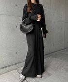【アンドミー/andme】のセルフカット リブ サムホール 長袖 ロング ワンピース 人気、トレンドファッション・服の通販 founy(ファニー) ファッション Fashion レディースファッション Fashion for Women ワンピース Dresses 切替 Switching, Contrast Panel スリット Slit, Slit Detail 長袖 Long Sleeve, Full Sleeve ポケット Pocket, Pocket Detail リラックス Relax, Relaxed Fit ロング Long, Long-Length おすすめ Recommended / Our Picks thumbnail ブラック|ID: prp329100004740813 ipo3291000000034251189