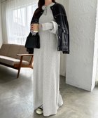 【アンドミー/andme】のセルフカット リブ サムホール 長袖 ロング ワンピース 人気、トレンドファッション・服の通販 founy(ファニー) ファッション Fashion レディースファッション Fashion for Women ワンピース Dresses 切替 Switching, Contrast Panel スリット Slit, Slit Detail 長袖 Long Sleeve, Full Sleeve ポケット Pocket, Pocket Detail リラックス Relax, Relaxed Fit ロング Long, Long-Length おすすめ Recommended / Our Picks thumbnail グレー杢|ID: prp329100004740813 ipo3291000000034251192