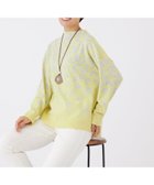 【エヴェックス バイ クリツィア/EVEX by KRIZIA】の【カタログ掲載】【ウォッシャブル】パンサーグラデーションニットソー 人気、トレンドファッション・服の通販 founy(ファニー) ファッション Fashion レディースファッション Fashion for Women トップス・カットソー Cut & Sew Tops ニット Knit Tops & Sweaters ウォッシャブル Machine Washable カットソー Cut and Sewn Top グラデーション Gradient, Ombre ニットソー Knit-Sewn, Cut & Sew Knit ボトルネック Bottle Neck, Mock Neck リラックス Relax, Relaxed Fit A/W・秋冬 Autumn/Winter thumbnail イエロー|ID: prp329100004740816 ipo3291000000034251249