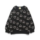 【ブランシェス/branshes / KIDS】の【WEB限定/DRC】アソートガールズグラフィック裏毛トレーナー 92_ブラック_ハート総柄|ID: prp329100004740830 ipo3291000000034293596