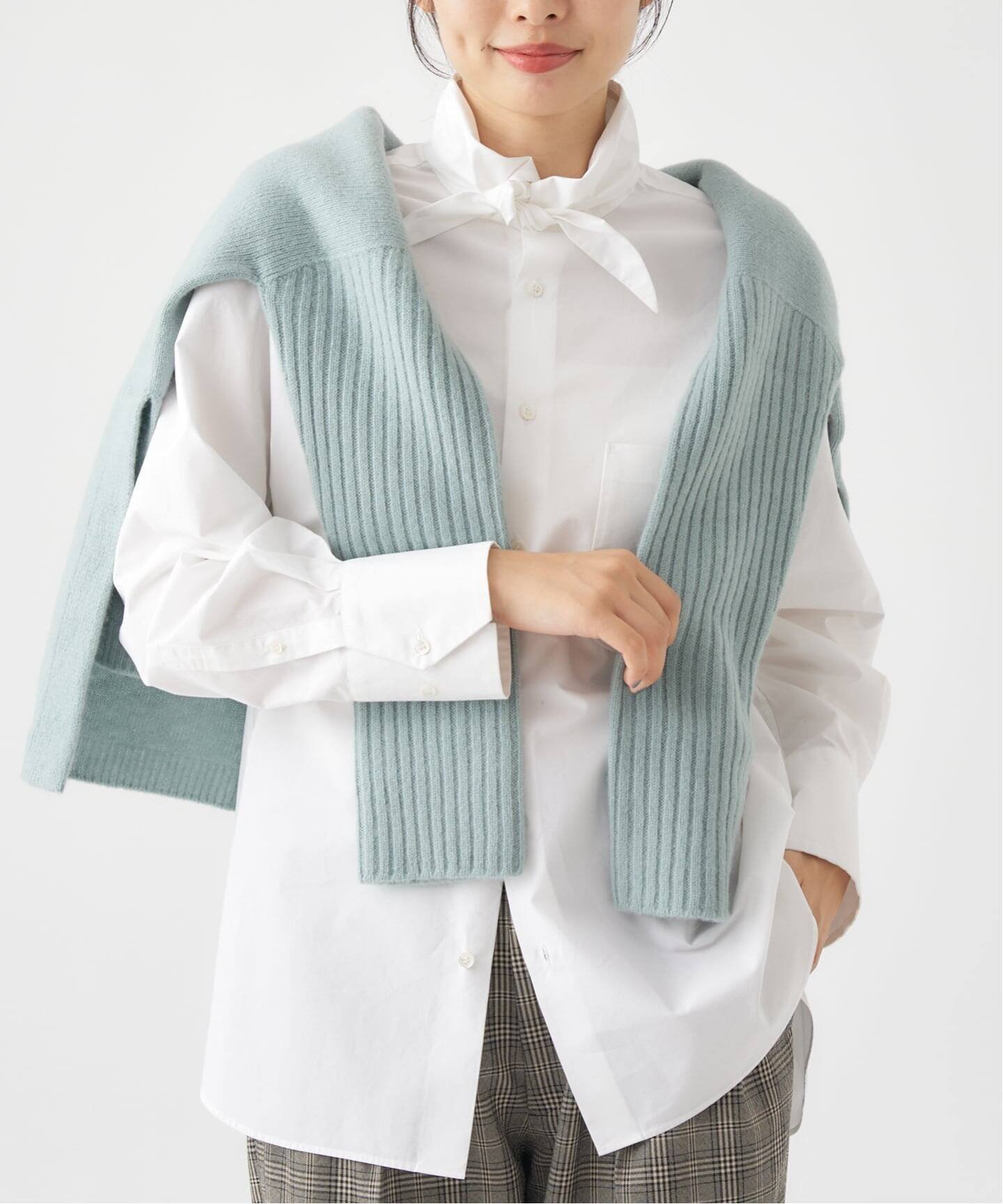 【イエナ/IENA】のボウポイントカラーシャツ インテリア・キッズ・メンズ・レディースファッション・服の通販 founy(ファニー) 　ファッション　Fashion　レディースファッション　Fashion for Women　トップス・カットソー　Cut & Sew Tops　シャツ・ブラウス・オフィスカジュアル　Elegant Blouses & Button-Ups　2025年　2025　2025-2026秋冬・A/W　Autumn/Winter 2025–26 AW25–26　インナー　Innerwear　カフス　Cuff Design　シンプル　Simple, Minimal　ジャケット　Jacket, Outerwear　バランス　Balance, Style Balance　ブロード　Broadcloth, Fine Cotton　ボトム　Bottoms, Lower Wear　エレガント 上品　Elegant　ホワイト|ID: prp329100004740835 ipo3291000000034251506