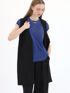 【ラシュッド/LASUD】のサイドスリットジレ ブラック|ID: prp329100004740836 ipo3291000000034251520