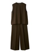【ミラオーウェン/Mila Owen】の【セットアイテム】ノースリトップスワイドパンツSET UP 人気、トレンドファッション・服の通販 founy(ファニー) ファッション Fashion レディースファッション Fashion for Women パンツ Pants & Trousers インナー Innerwear コンパクト Compact, Small Size シンプル Simple, Minimal ジャケット Jacket, Outerwear スマート Smart, Elegant スーツ Suit, Formalwear セットアップ Set-Up, Coordinated Outfit センター Center, Center Line ノースリーブ Sleeveless, No-Sleeve バランス Balance, Style Balance フロント Front, Front Design ワイド Wide, Wide Fit エレガント 上品 Elegant thumbnail BRW[058]|ID: prp329100004740837 ipo3291000000034661552