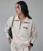 【サロン アダム エ ロペ/SALON adam et rope'】の【WEB限定】ビンテージライクハーフジップスウェット セットアップ対応 オフホワイト(15)|ID: prp329100004740867 ipo3291000000034251983