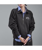 【サロン アダム エ ロペ/SALON adam et rope'】の【WEB限定】ビンテージライクハーフジップスウェット セットアップ対応 チャコール(06)|ID: prp329100004740867 ipo3291000000034251987