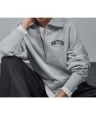 【サロン アダム エ ロペ/SALON adam et rope'】の【WEB限定】ビンテージライクハーフジップスウェット セットアップ対応 グレー(07)|ID: prp329100004740867 ipo3291000000034251989
