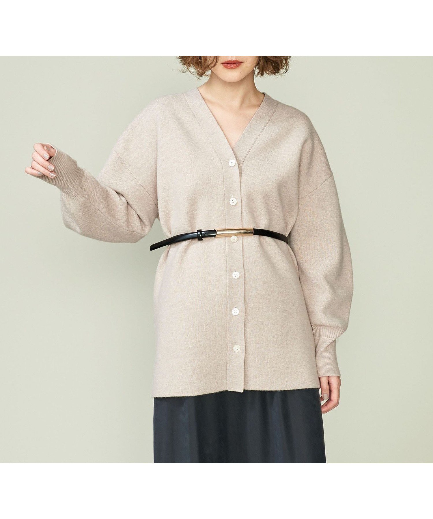 【ユナイテッドアローズ/UNITED ARROWS】のconte Vネック カーディガン 人気、トレンドファッション・服の通販 founy(ファニー) 　ファッション　Fashion　レディースファッション　Fashion for Women　トップス・カットソー　Cut & Sew Tops　カーディガン・羽織り　Layered Style Cardigans　Vネックトップス　V-Neck Tops / V-Cut Neckline Shirts　カーディガン　Cardigan, Knitwear　シンプル　Simple, Minimal　バランス　Balance, Style Balance　ペンシル　Pencil, Pencil Skirt　ロング　Long, Long-Length　アウトレット　Outlet / Clearance　おすすめ　Recommended / Our Picks　 other-1|ID: prp329100004740931 ipo3291000000034252737