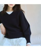 【インディヴィ/INDIVI】の【洗える/カシミヤ混】ミドルゲージVネックニット 人気、トレンドファッション・服の通販 founy(ファニー) ファッション Fashion レディースファッション Fashion for Women トップス・カットソー Cut & Sew Tops ニット Knit Tops & Sweaters Vネックトップス V-Neck Tops / V-Cut Neckline Shirts インナー Innerwear 洗える Machine Washable カットソー Cut and Sewn Top スマート Smart, Elegant スリーブ Sleeve, Long Sleeve / Short Sleeve 人気 Popular, Best Seller バランス Balance, Style Balance フォルム Silhouette, Form ボトム Bottoms, Lower Wear ミドル Middle Length, Mid Height 無地 Plain, Solid Color ワイド Wide, Wide Fit エレガント 上品 Elegant thumbnail ネイビー|ID: prp329100004740946 ipo3291000000034882747