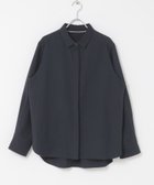 【アーバンリサーチ ロッソ/URBAN RESEARCH ROSSO】のイージーケアウーステッドシャツ 人気、トレンドファッション・服の通販 founy(ファニー) ファッション Fashion レディースファッション Fashion for Women トップス・カットソー Cut & Sew Tops シャツ・ブラウス・オフィスカジュアル Elegant Blouses & Button-Ups 2025年 2025 2025-2026秋冬・A/W Autumn/Winter 2025–26 AW25–26 冬 Winter / This Winter セットアップ Set-Up, Coordinated Outfit ラウンド Round, Round Neck エレガント 上品 Elegant 秋 Autumn A/W・秋冬 Autumn/Winter thumbnail ネイビー|ID: prp329100004740964 ipo3291000000034253172