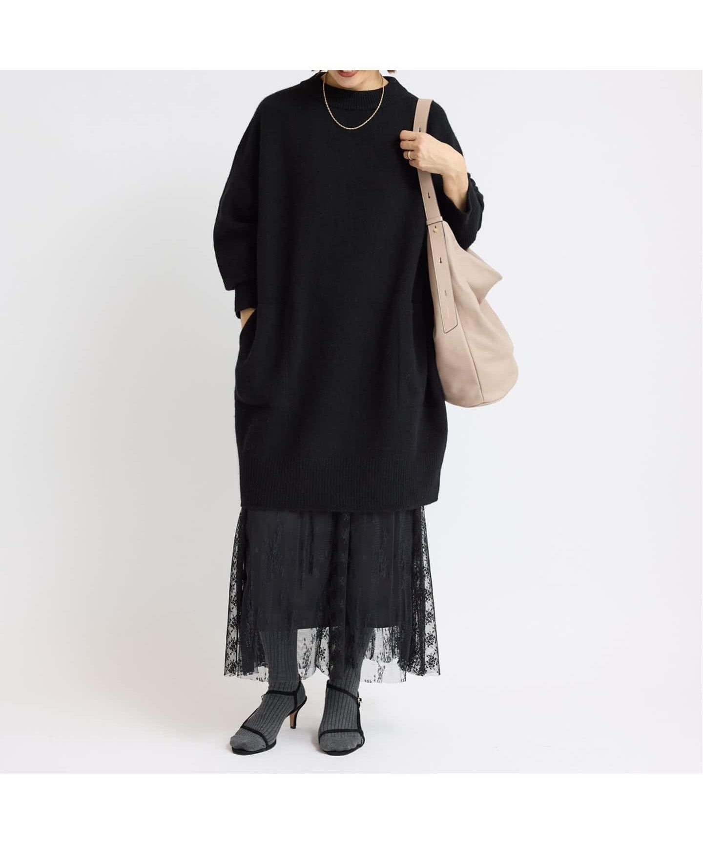 【イエナ/IENA】の《WEB限定/追加》ウールカシミヤ チュニックワンピース 人気、トレンドファッション・服の通販 founy(ファニー) 　ファッション　Fashion　レディースファッション　Fashion for Women　ワンピース　Dresses　チュニック　Tunic Tops & Dresses　2025年　2025　2025-2026秋冬・A/W　Autumn/Winter 2025–26 AW25–26　おすすめ　Recommended / Our Picks　シンプル　Simple, Minimal　チュニック　Tunic, Long Top　ポケット　Pocket, Pocket Detail　レギンス　Leggings, Stretch Pants　 other-1|ID: prp329100004740983 ipo3291000000034579005