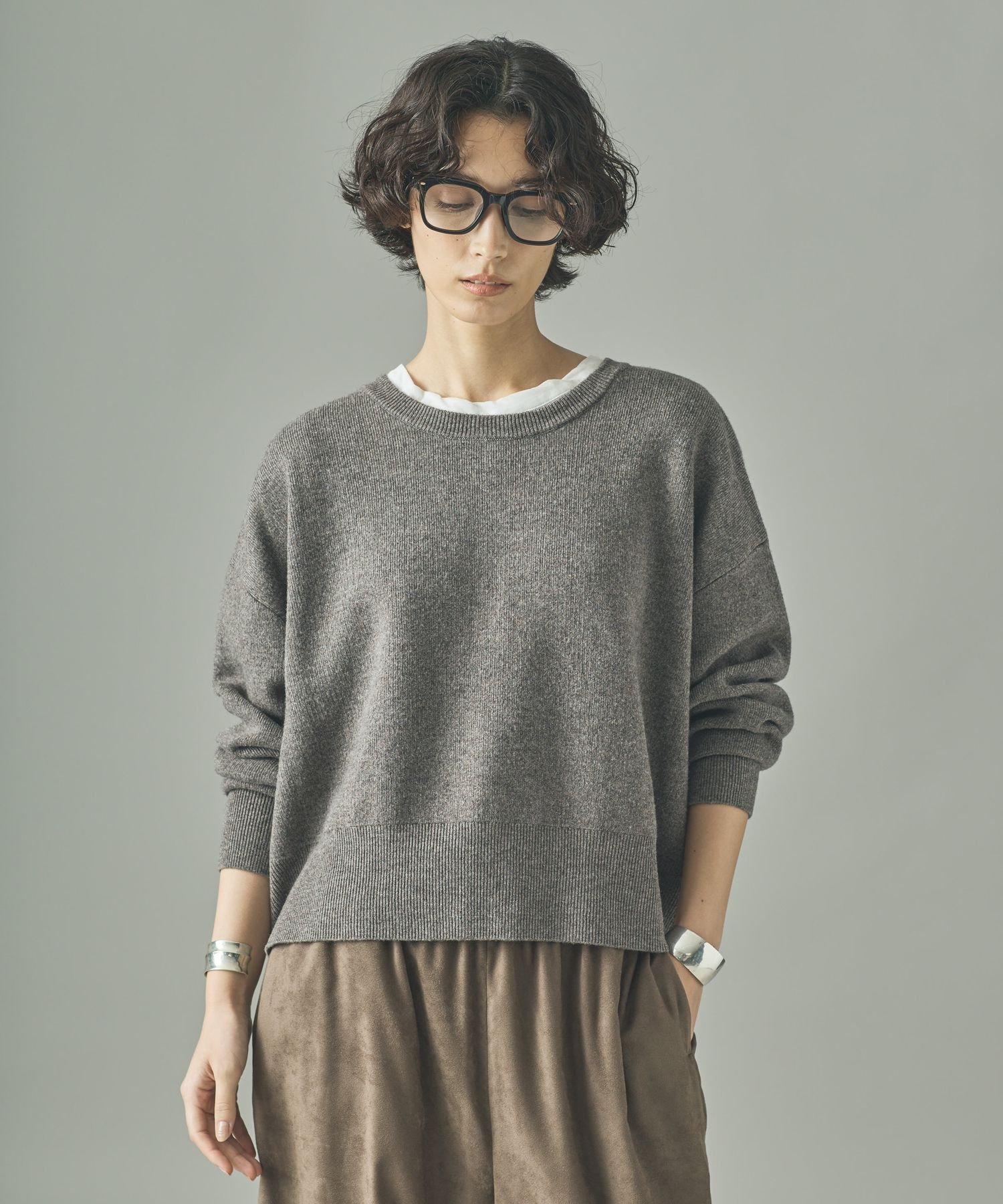 【カレンソロジー/Curensology】のウールカシミヤ2WAYプルオーバー インテリア・キッズ・メンズ・レディースファッション・服の通販 founy(ファニー) ファッション Fashion レディースファッション Fashion for Women トップス・カットソー Cut & Sew Tops カジュアルプルオーバー・ニットトップス Pullovers & Knit Tops / Casual Pullovers エレガント 上品 Elegant ショート Short, Short Length ストール Stole, Wrap セットアップ Set-Up, Coordinated Outfit トレンド Trend, Trending Now ワイド Wide, Wide Fit おすすめ Recommended / Our Picks グレー|ID: prp329100004740986 ipo3291000000034671970