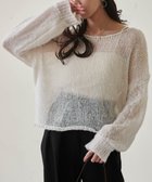 【ラナン/Ranan】のRanan/モヘアライクローゲージニット アイボリー|ID: prp329100004740992 ipo3291000000034253765