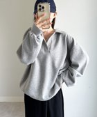 【ラナン/Ranan】のRanan/襟付きオーバーサイズスウェット GR|ID: prp329100004740995 ipo3291000000034253803