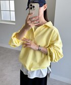 【ラナン/Ranan】のRanan/襟付きオーバーサイズスウェット YE|ID: prp329100004740995 ipo3291000000034253809