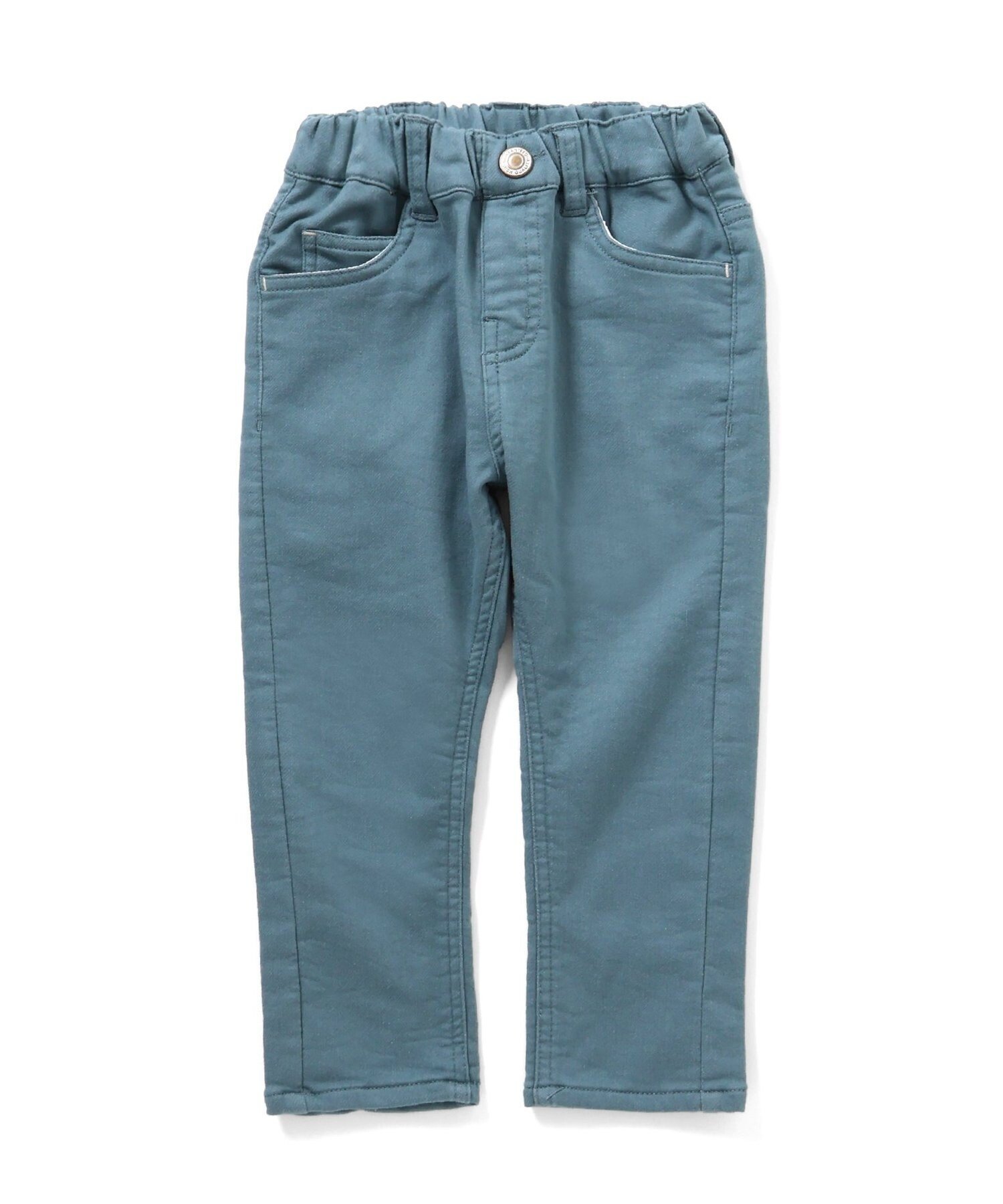 【エフオー オンラインストア/F.O.Online Store / KIDS】のあったかすぽ軽テーパードパンツ 10分丈 インテリア・キッズ・メンズ・レディースファッション・服の通販 founy(ファニー) 　ファッション　Fashion　キッズファッション　Fashion for Kids　ボトムス　Bottoms　ストレッチ　Stretch, Stretchy Fabric　定番　Standard, Basic Item　人気　Popular, Best Seller　ブリーチ　Bleach, Washed Finish　ボトム　Bottoms, Lower Wear　ユーズド　Used, Vintage-Look　ワイド　Wide, Wide Fit　冬　Winter / This Winter　おすすめ　Recommended / Our Picks　エメラルドグリーン|ID: prp329100004741006 ipo3291000000034572206