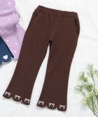 【エフオー オンラインストア/F.O.Online Store / KIDS】のWEB限定 裾スカラップカットソーパンツ 10分丈 ブラウン|ID: prp329100004741016 ipo3291000000034254100