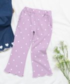 【エフオー オンラインストア/F.O.Online Store / KIDS】のWEB限定 裾スカラップカットソーパンツ 10分丈 ラベンダー|ID: prp329100004741016 ipo3291000000034254101