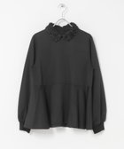 【アーバンリサーチ ロッソ/URBAN RESEARCH ROSSO】のF by ROSSO レースカラーペプラムブラウス 人気、トレンドファッション・服の通販 founy(ファニー) ファッション Fashion レディースファッション Fashion for Women トップス・カットソー Cut & Sew Tops シャツ・ブラウス・オフィスカジュアル Elegant Blouses & Button-Ups 秋 Autumn シンプル Simple, Minimal ダウン Down, Puffer デニム Denim, Jeans Material フェミニン Feminine, Girly ペプラム Peplum, Flared Hem レース Lace, Lace Fabric 冬 Winter / This Winter A/W・秋冬 Autumn/Winter 2025年 2025 2025-2026秋冬・A/W Autumn/Winter 2025–26 AW25–26 thumbnail ブラック|ID: prp329100004741249 ipo3291000000034257849