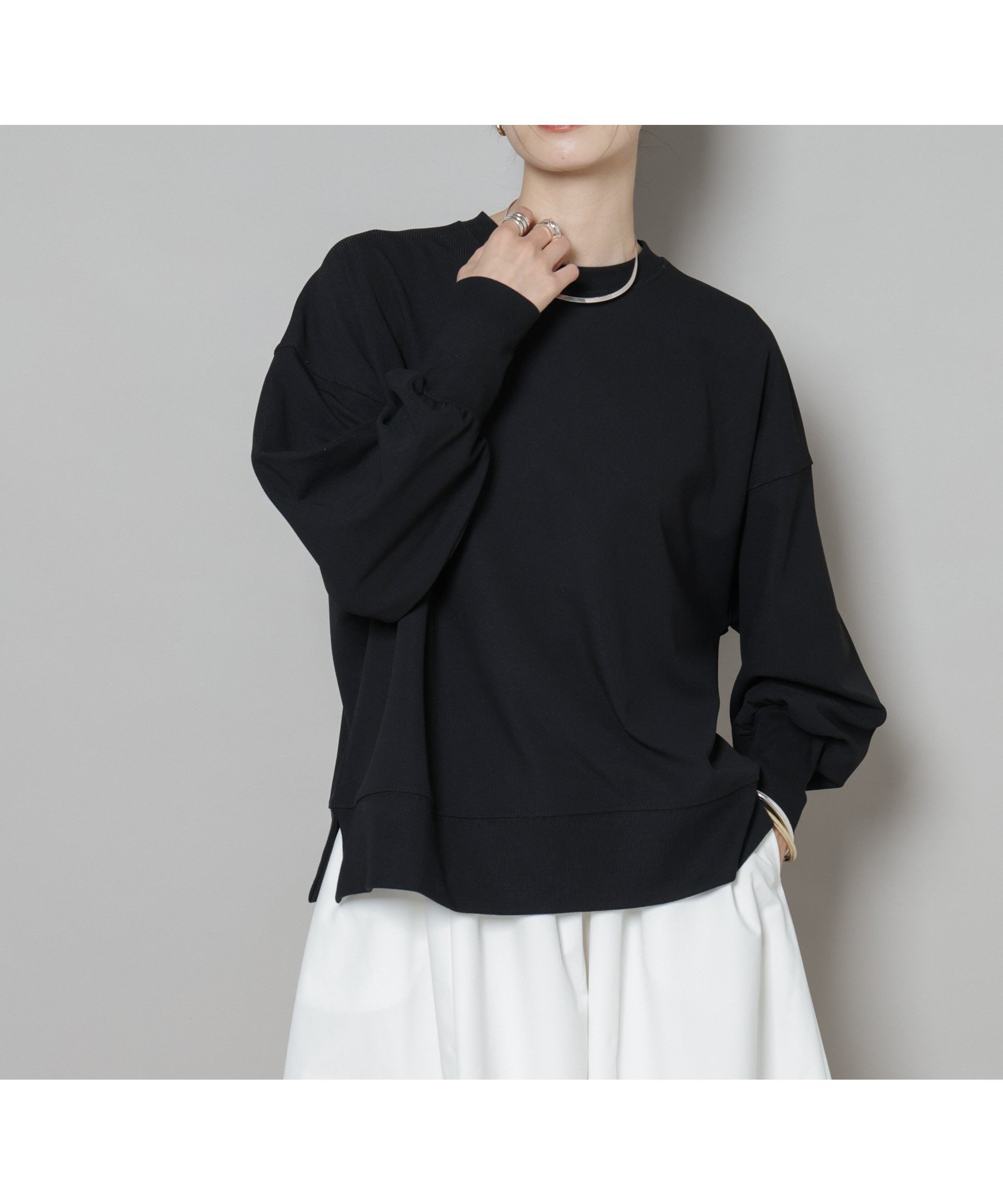 【ナノ ユニバース/nano universe】のサカリバカットワイドクルーネックトップス(セットアップ可) 人気、トレンドファッション・服の通販 founy(ファニー) ファッション Fashion レディースファッション Fashion for Women トップス・カットソー Cut & Sew Tops セットアップ Matching Sets レディーストップス・ブラウス Tops & Blouses / Assorted Women's Tops ウォッシャブル Machine Washable ギャザー Gathered, Ruffled シンプル Simple, Minimal スラックス Slacks, Dress Pants セットアップ Set-Up, Coordinated Outfit タイトスカート Pencil Skirt, Tight Skirt ワイド Wide, Wide Fit アウトレット Outlet / Clearance おすすめ Recommended / Our Picks エレガント 上品 Elegant 2025年 2025 2025-2026秋冬・A/W Autumn/Winter 2025–26 AW25–26 other-1|ID: prp329100004741287 ipo3291000000034455948